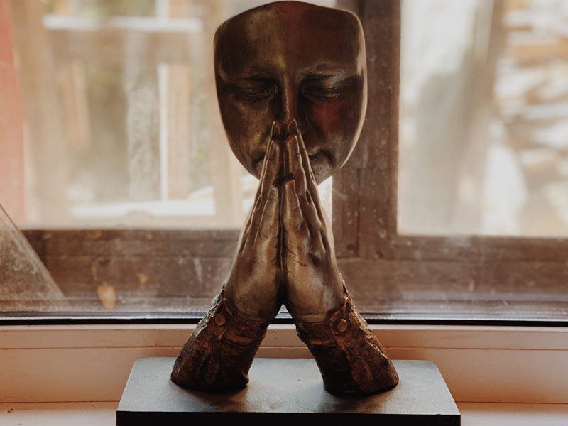 The sculpture